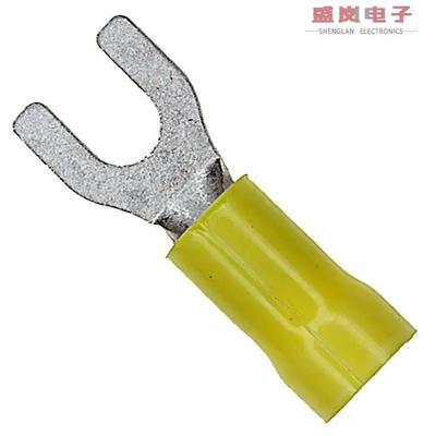 原装正品34176[CONN SPADE TERM 10-12AWG #10 YEL]