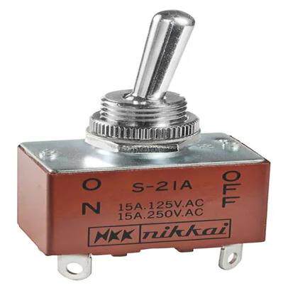 原装正品S21A[拨动 ON-NONE-OFF DPST SOLDER LUG]
