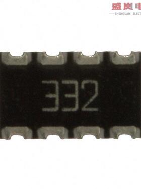 原装正品744C083332JP[RES ARRAY 4 RES 3.3K OHM 2012]