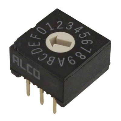 原装正品1-1825007-1[SW ROTARY DIP HEX COMP 0.4VA 20V]