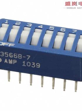 原装正品435668-7[SWITCH ROCKER DIP SPST 60MA 5V]
