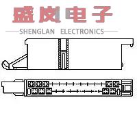 原装正品925470-1[25P MINI TIMER HSG]