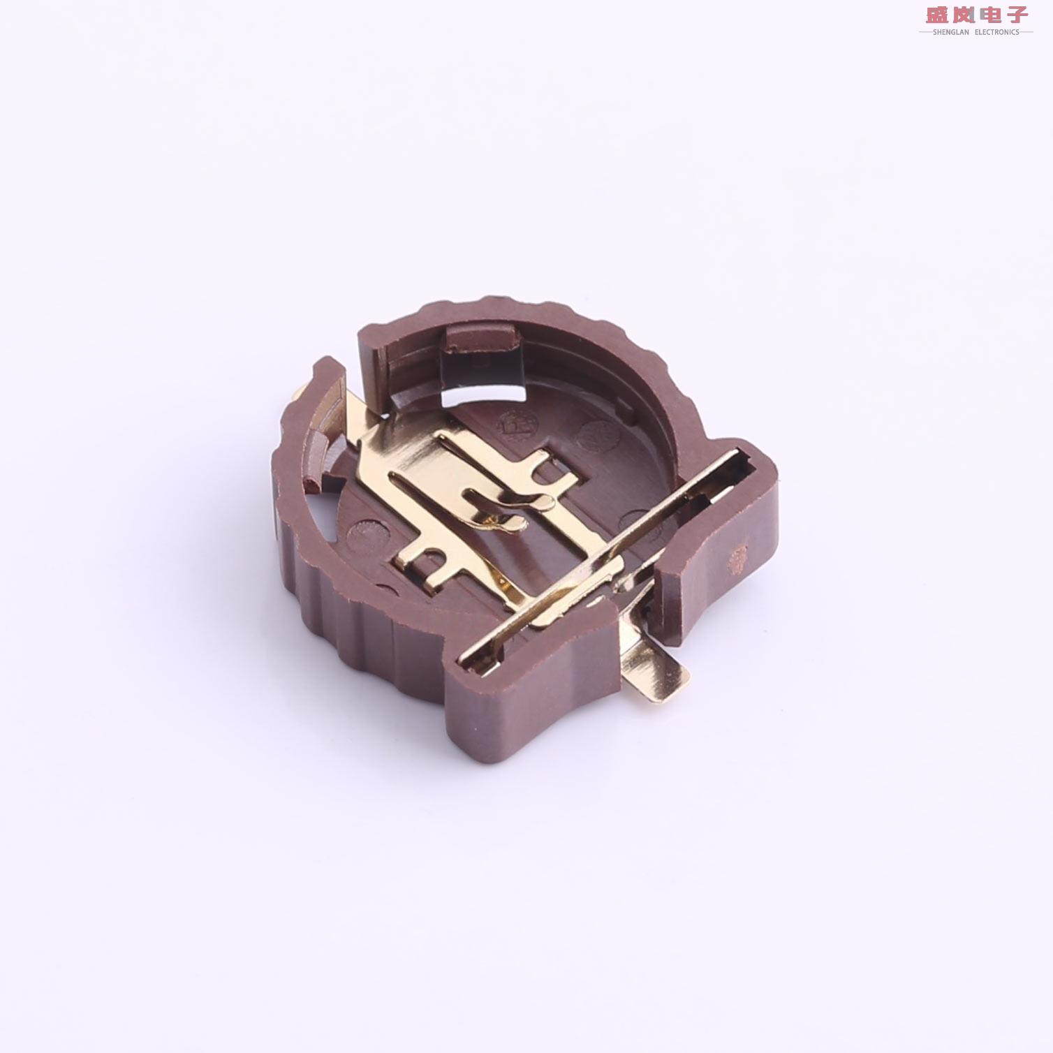 原装正品BS-12-B3AA009-R[CR1220-2 电池卧式底座]