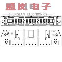 原装正品102142-7[CONN HDR HSG 60POS 2.54MM]