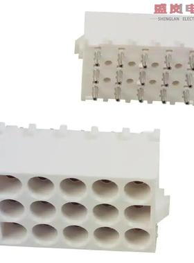 原装正品350434-4[CONN HEADER VERT 15POS 6.35MM]