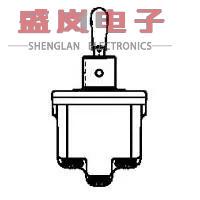 2NT1 Term Screw OFF DPDT 拨动 正品 原装