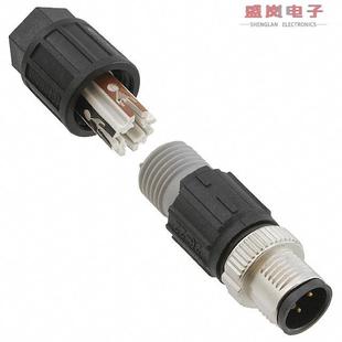 CONN PLUG IDC 正品 GOLD 1521575 4POS 原装 MALE