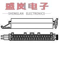 原装正品827667-1[CONN RCPT HSG 35POS 5.00MM]