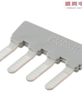 原装正品1733185[JUMPER TERM BLK 4POS FLAT PIN]