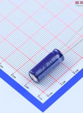 原装正品ERR1EM681F20OT[直插铝电解电容 20% - - 25V