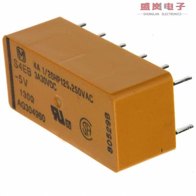 S4EB-5V[RELAY GEN PURPOSE SPST X 4 4A 5V]继电器