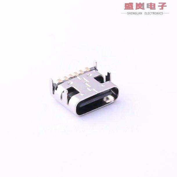 原装正品TYPE-C 6P(073)[Type-C 母座 卧贴