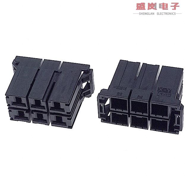 原装正品3-917807-3[CONN RCPT 10.16 6POS DUAL KEY-XY]