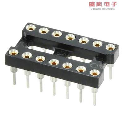 814-AG11D-ESL-LF[CONN IC DIP SOCKET 14POS GOLD]连接器