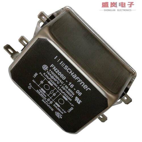原装正品FN2060-16-06[LINE FILTER 250VAC 16A CHASS MNT]