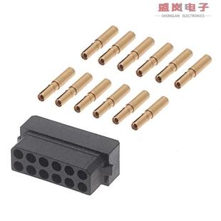 12POS M80 GOLD 22AWG CRIMP RCPT CONN 8891205 正品 原装