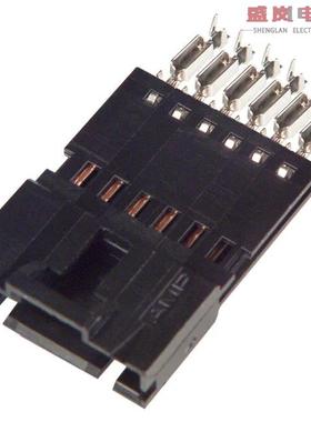 原装正品5-103945-5[CONN PLUG 6POS IDC 22-26AWG GOLD]