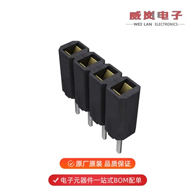 原装SSA-104-S-G[CONN RCPT 4POS 0.1 GOLD PCB]