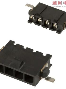 原装正品2-1445057-4[CONN HEADER SMD R/A 4POS 3MM]