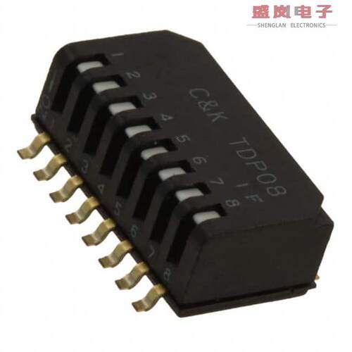 原装正品TDP08H0SBD1[SWITCH PIANO DIP SPST 25MA 24V]
