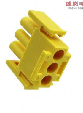 原装正品1-350766-4[CONN PLUG HSG 3POS YELLOW]