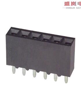 原装正品5-534237-4[CONN RCPT 6POS 0.1 GOLD PCB]