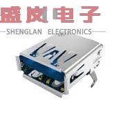 原装正品1-1932258-2[USB Connectors, A, 3.0, Standa