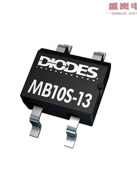 原装正品MB10S-13[BRIDGE RECT 1PHASE 1KV 800MA MBS]