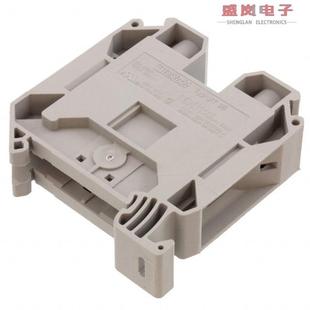 CONN FEED THR BLK 3044225 TERM 14AWG 原装 正品