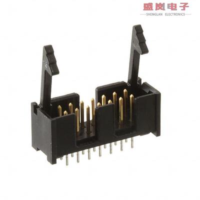 原装正品104128-2[CONN HEADER VERT 14POS 2.54MM]