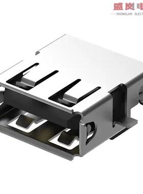 原装正品USB1015-GF-L-A[USB A SKT, MID-TH, R/A, GF,