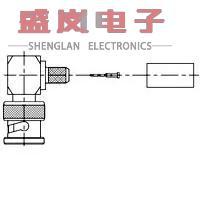 原装正品1-1337440-0[CONN BNC PLUG R/A 75 OHM SOLDER]