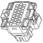原装正品4-1437287-7[MERTEC 32 W PLUG 130025603205]