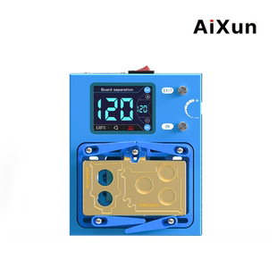 艾讯智能加热台苹果x-16PM主板分层贴合手机支架后置摄像头拆焊台