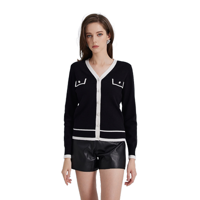 气质针织开衫依妙开衫