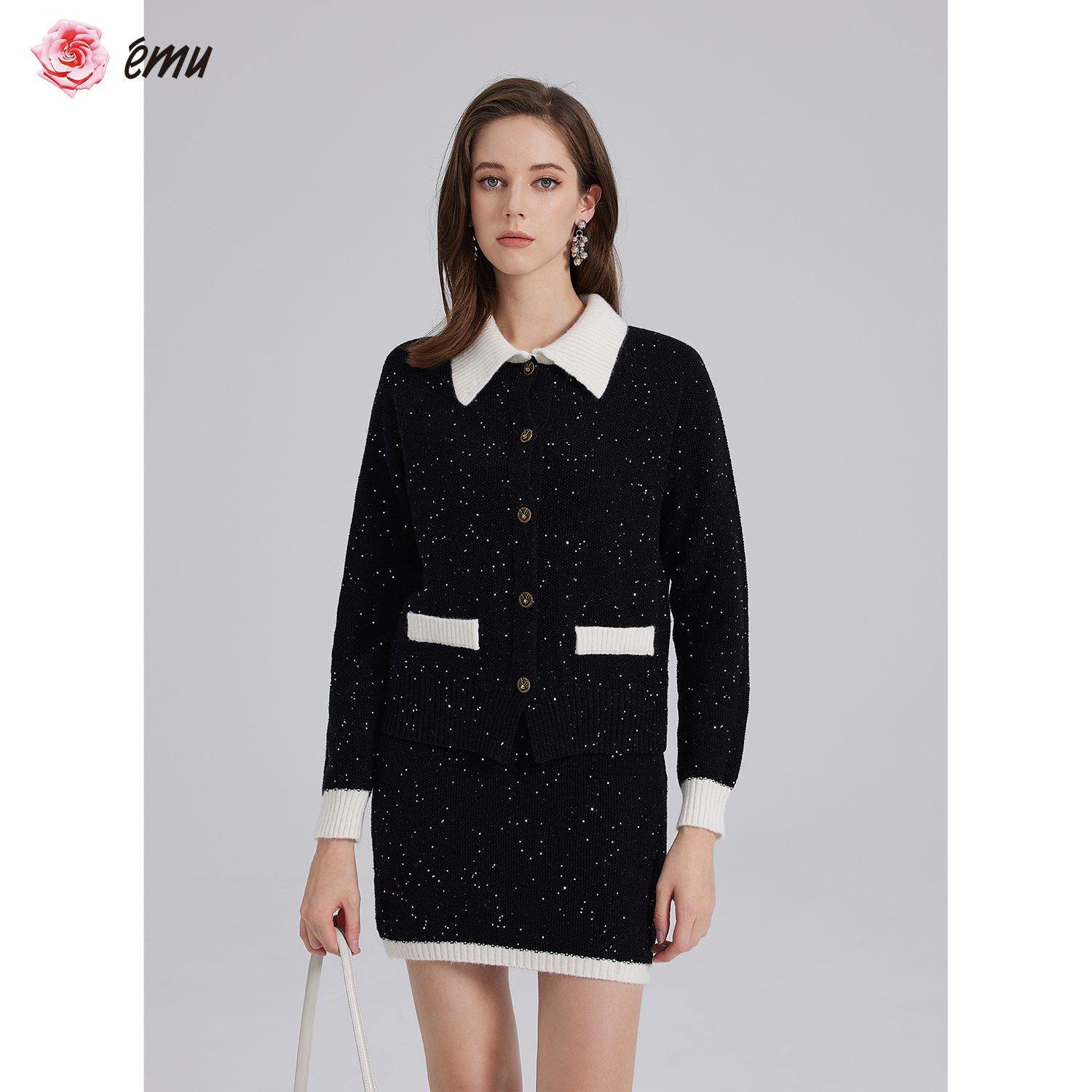 经典针织上衣依妙女式