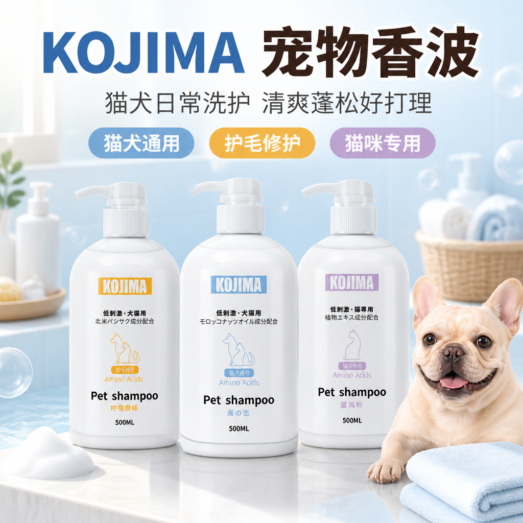 KOJIMA犬猫除臭护毛香波