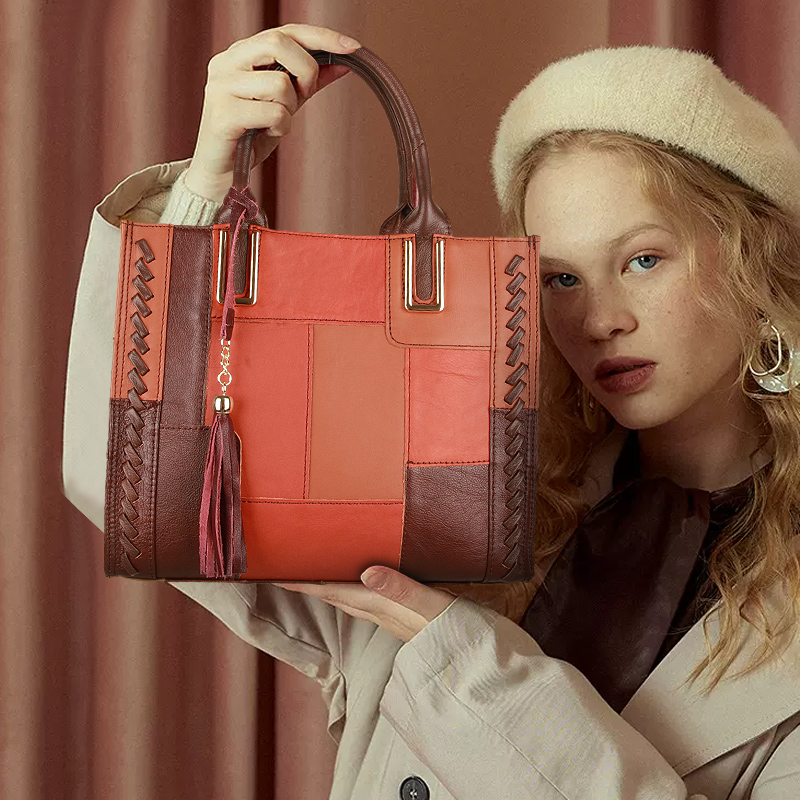 大气时尚中年气质真皮女包