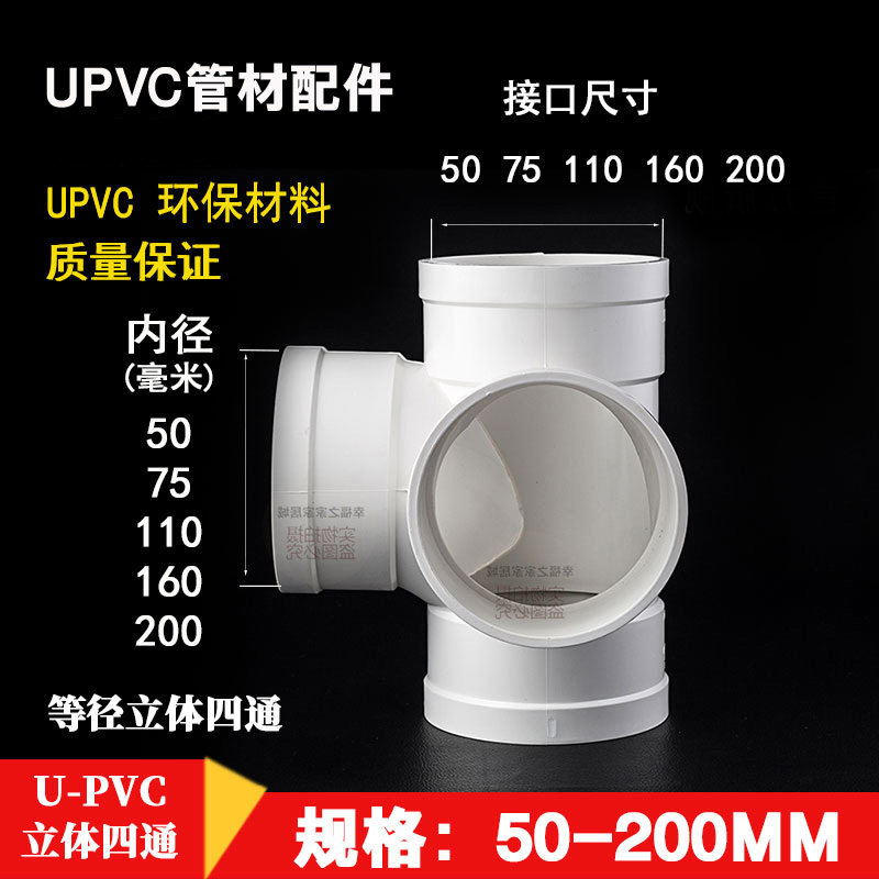 配件管件pvc立体接头排水管