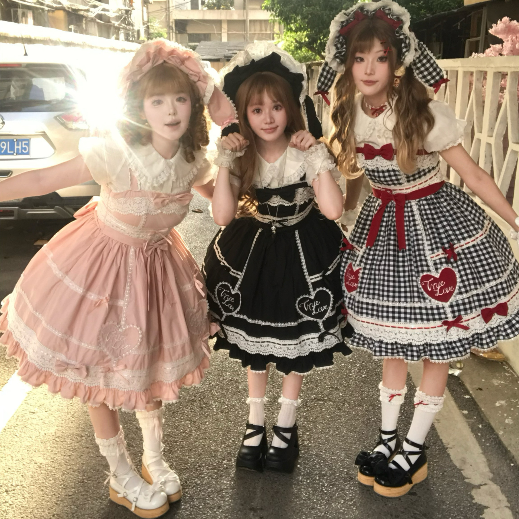 【现货】小野物语lolita西瓜气泡水原创设计连衣裙jsk