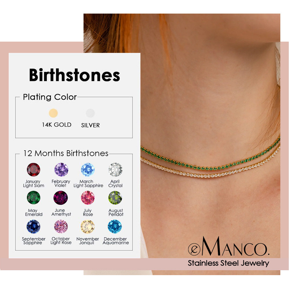 eManco欧美设计满天星项链女复古网红满钻网球链锁骨链气质个性