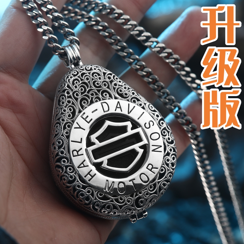哈雷纯银肥仔滑翔钥匙套腰链