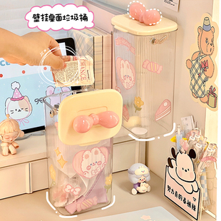 迷你小型壁挂垃圾桶收纳桶桌面书桌办公室桌边纸屑纸篓垃圾架简约