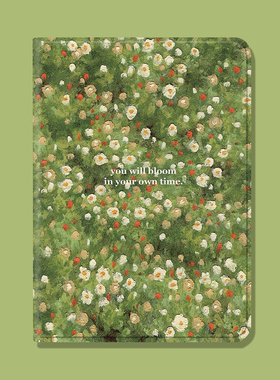 清新小碎花插画ins风ipad保护套2024带笔槽款10.2平板壳mini6全绿色包防摔12.9寸air56适用苹果ipadpro11寸潮