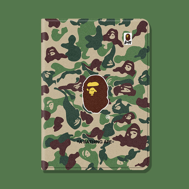 猿人头潮牌ipad保护套2025带笔槽款10.2平板air5壳mini6全包防摔12.9寸10.5适用苹果ipadpro11寸保护壳迷彩男