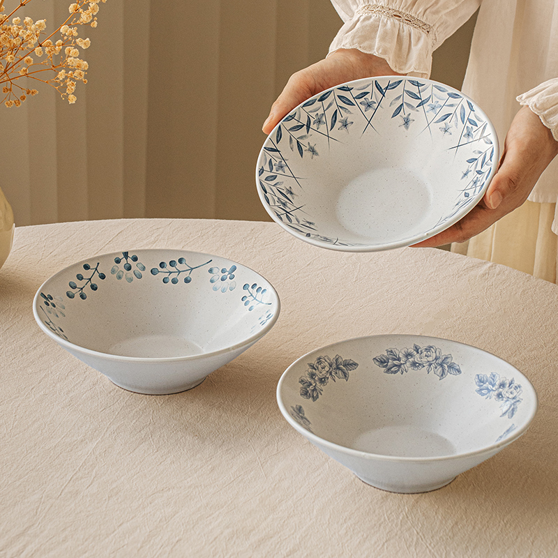 悠瓷7英寸日式拉面碗汤碗沙拉碗