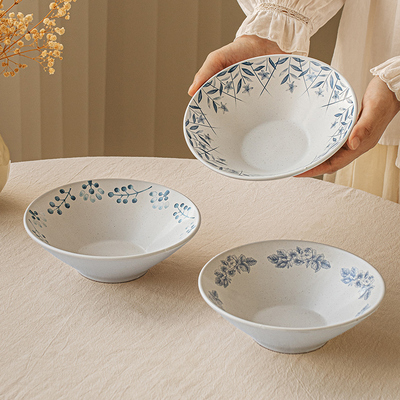 悠瓷7英寸日式拉面碗汤碗沙拉碗