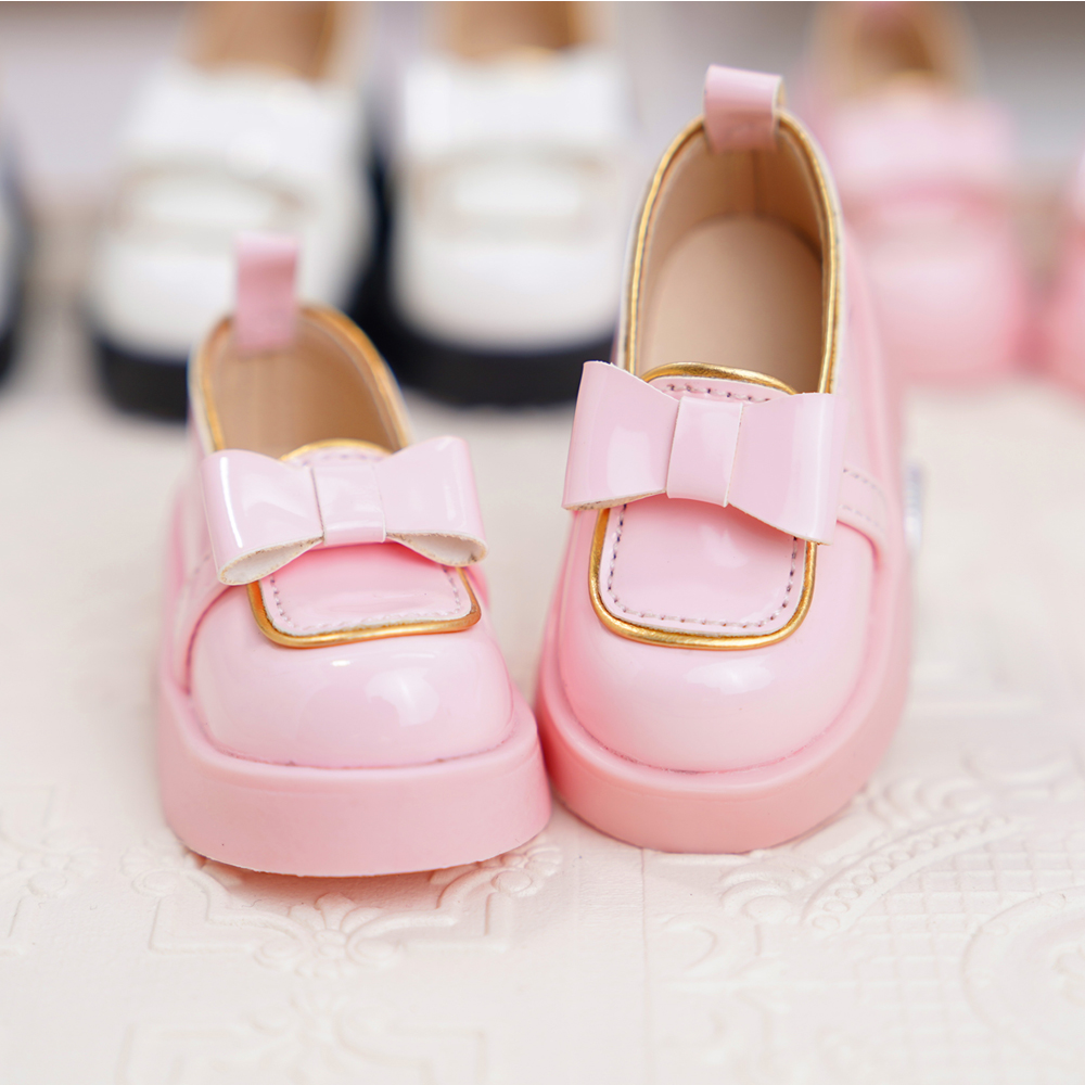 BJD四分胖四分六分娃鞋熊妹mdd兔豆豆yosd赤木少女厚底乐福鞋现货