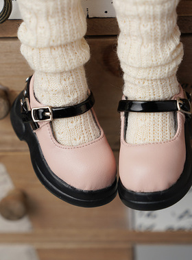 BJD  黑色四分六分娃鞋 熊妹 MSD 兔豆豆 yosd厚底朋克鞋 现货