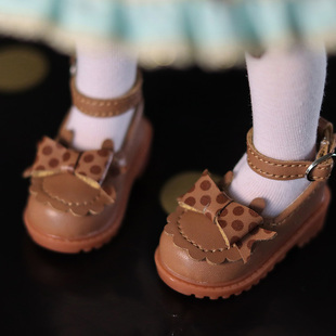 bjd yosd 赤木六分小六分胖六娃鞋蝴蝶结 现货